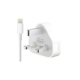 N York USB Wall Charger with Lightning Cable